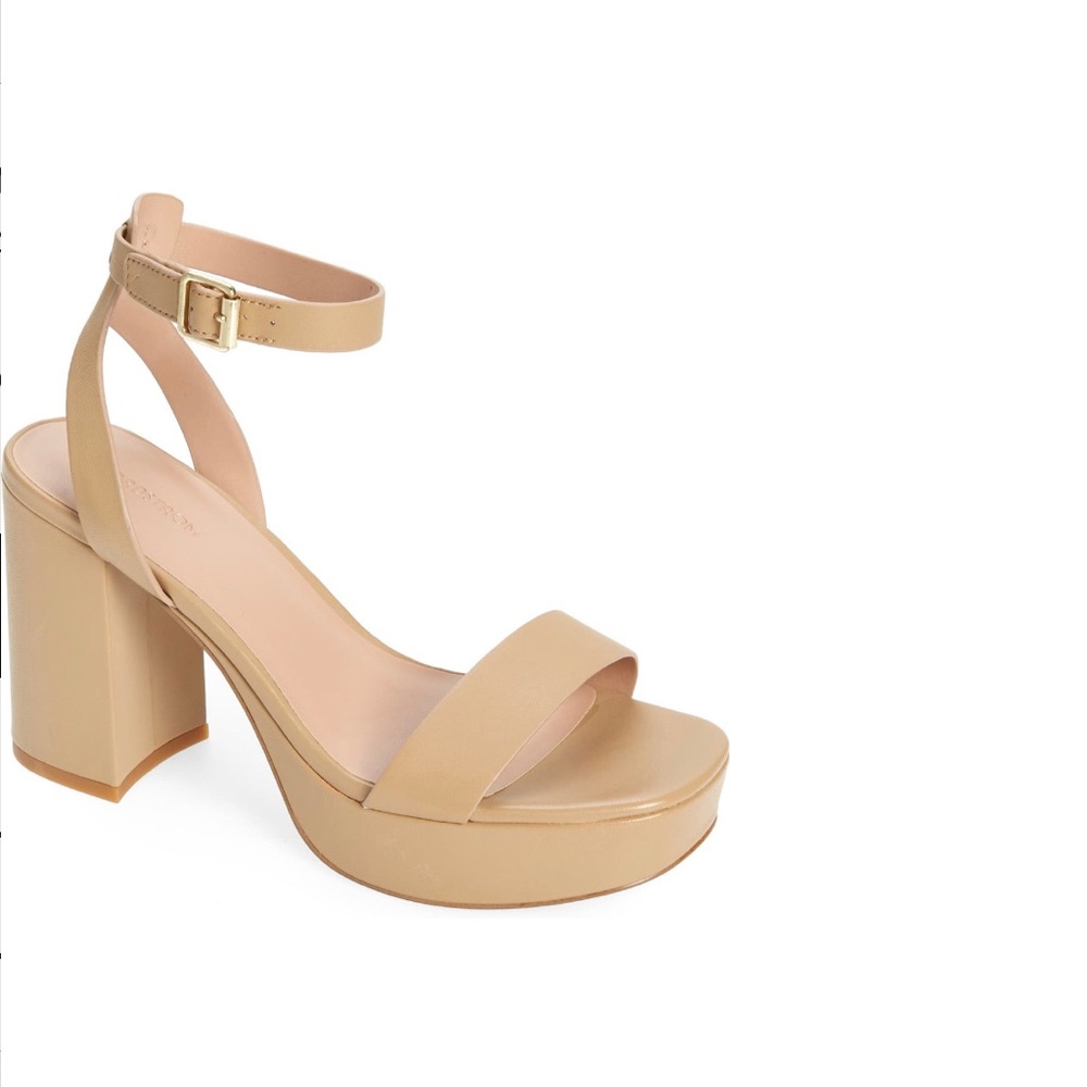 Nordstrom Anita Tan platform Sandal 8.5